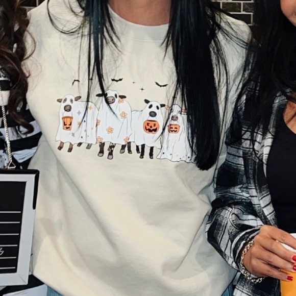 cow ghost crewneck - Picture 3 of 3